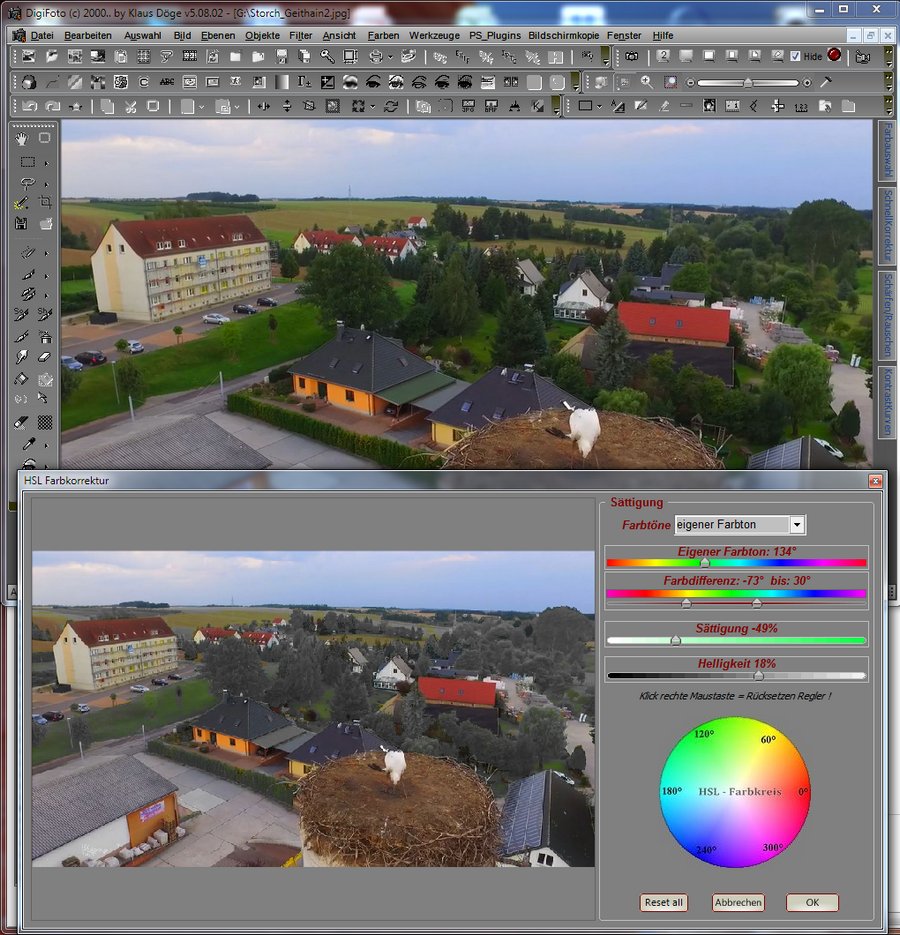 HSLFarbkorrektur