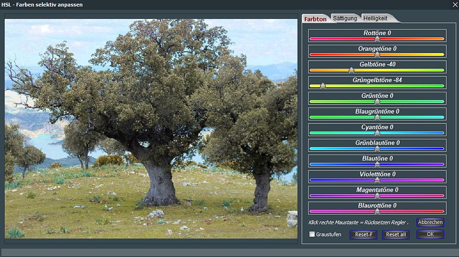 HSL GrauKorrektur
